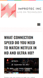 Mobile Screenshot of improtecinc.com